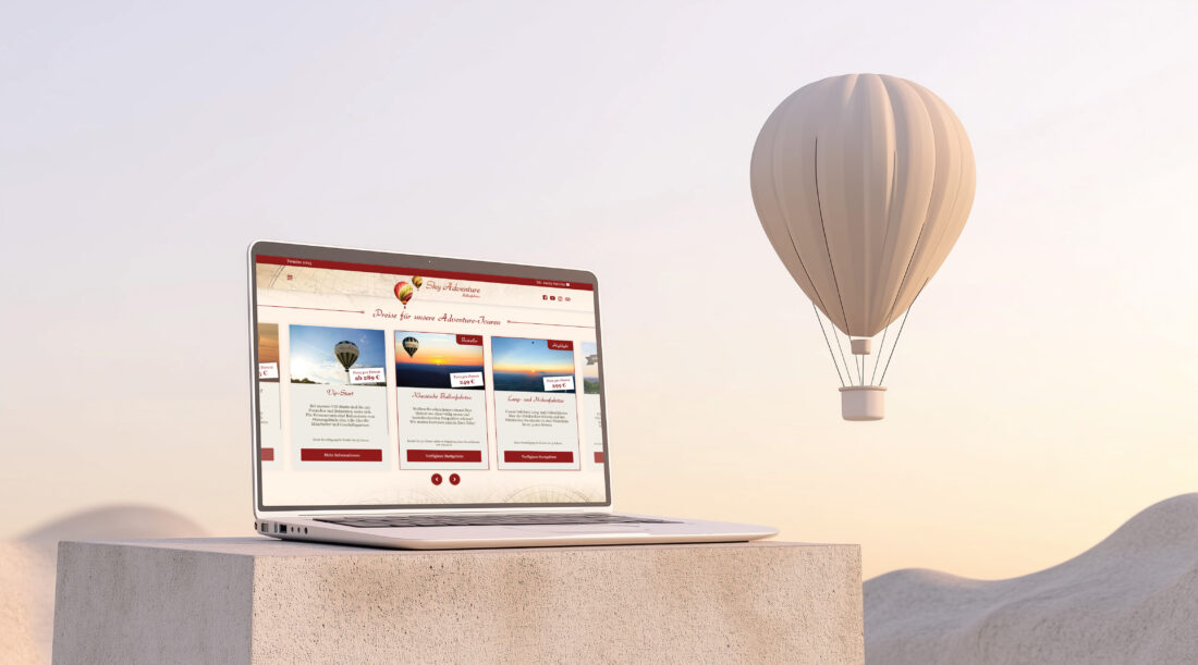 Vorschaubild unserer Web-Analyse-Agentur-Referenzgeschichte zur Firma Sky Adventure